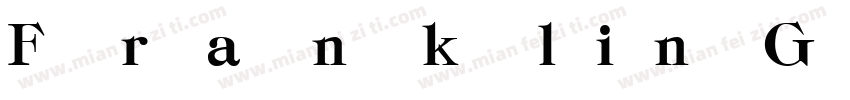 FranklinGothicNew Heavy Regular字体转换